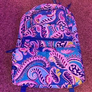 NWOT Vera Bradley Waikiki Paisley Large Back Pack